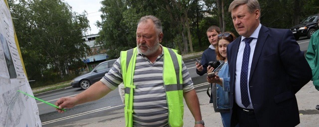 Локоть распорядился закончить ремонт дорог в Новосибирске к 1 сентября